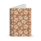 Retro Daisy Spiral Notebook - Ruled Line