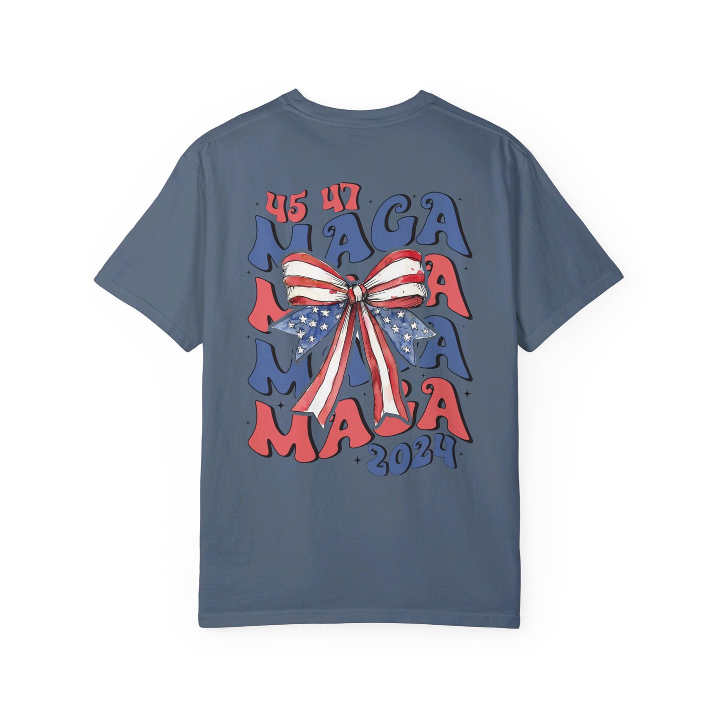 MAGA Coquette Trump Girl Tee